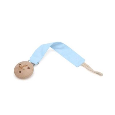 Kiokids catenella ciuccio cotone (Catenella ciuccio: Azzurro)