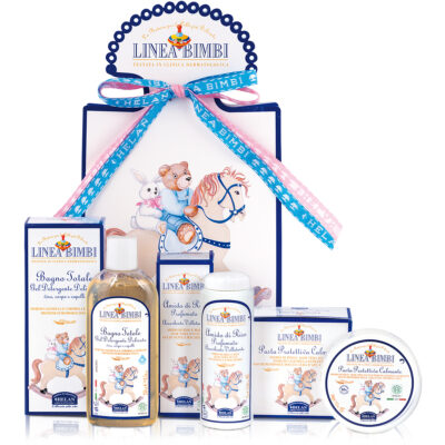 Helan Trio Linea Bimbi, Confezione Regalo per il Cambio Una speciale confezione con tre prodotti.