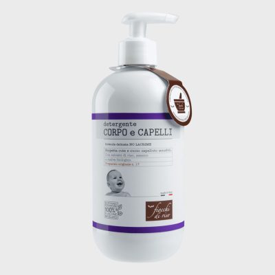 Fiocchi di riso detergente corpo capelli (detergente corpo capelli: vaniglia)