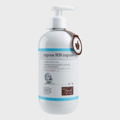 Fiocchi di riso detergente viso mani sapone non sapone