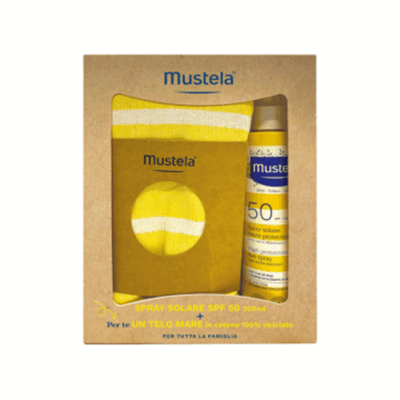 Solare Mustela Spray SPF 50 + Telo Mare